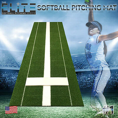 The Elite Softball Pitching Mat - 3x10