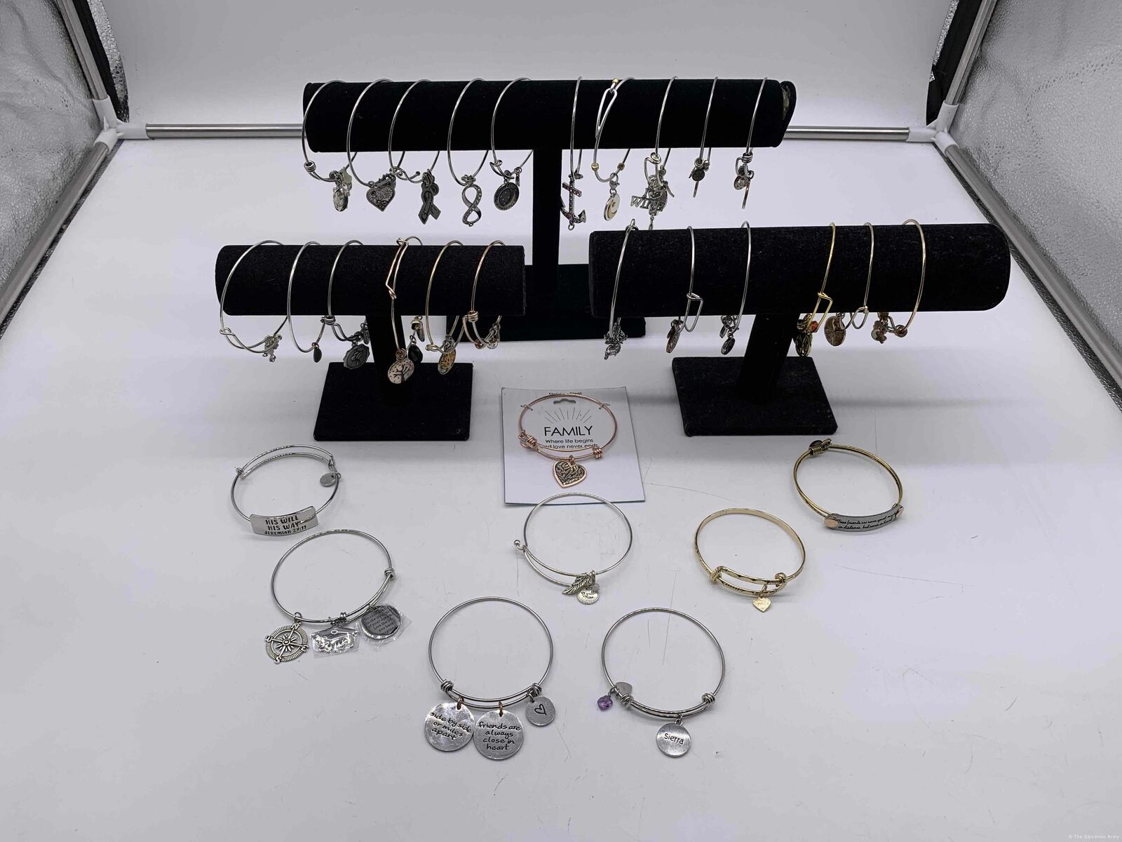 Lot Of 30 Gold & Silver Tone Charm Bracelets