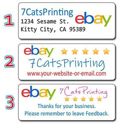 30 For Ebay Return Address Labels Sellers Personalized Thank You Stickers Custom