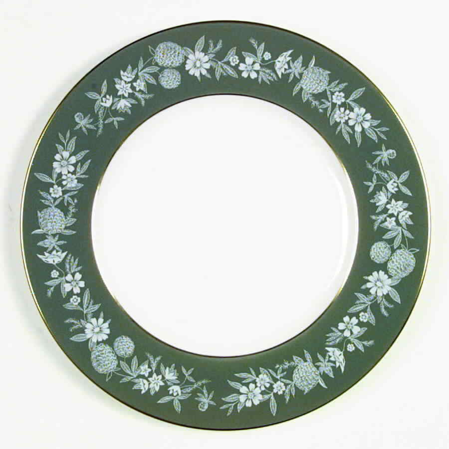 Wedgwood Fieldfare Green Dinner Plate 785142